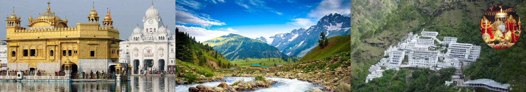 Amritsar  Vaishno Devi  Kashmir Package