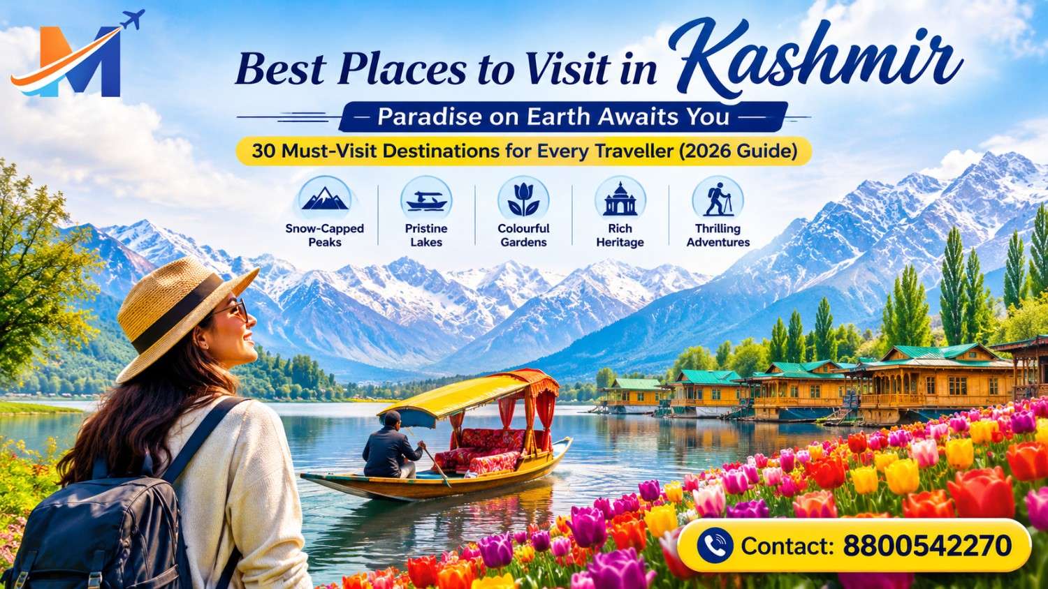 Best Places to Visit in Kashmir: 30 Must-Visit Destinations for Every Traveller (2026 Guide)
